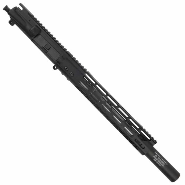 AR15 300 BlackOut Upper With 12 Inch MDLTE M-LOK And Fake Suppressor