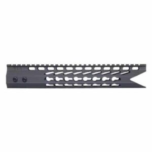 AR-15 KeyMod 11.5 Octagonal Shark Cut Free Float Handguard In OD Green