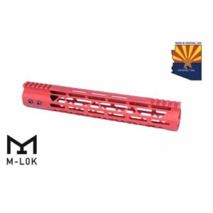 AR-15 12" Mod Lite Free Float M-LOK Handguard in Red