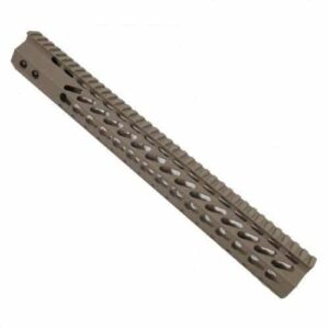 AR15 Octagonal KeyMod 15 Inch Handguard in FDE