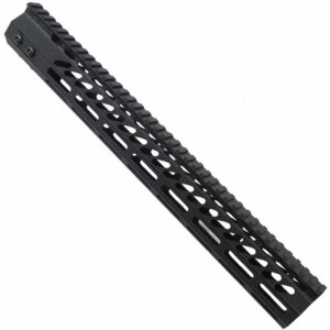 AR-15 15" M-LOK Octagonal Free Flat Handguard In Black