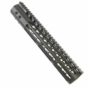 AR-15 KeyMod Free Float 12″ Handguard in OD Green *CLOSEOUT*