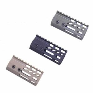 4" Ultra Slimline Octagonal 5 Sided M-LOK Free Floating Handguard Rail