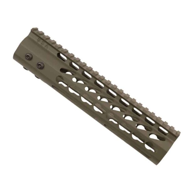 AR-15 9" KeyMod Free Float Handguard in OD Green *CLOSEOUT*