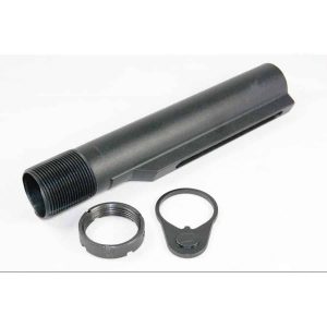 AR-15 Mil-spec Buffer Tube with Castle Nut & Yoke