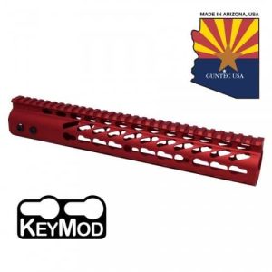 AR-15 KeyMod Free Float 12″ Handguard in Red