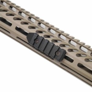 3″ M-Lok Picattiny Rail in Aluminum installed