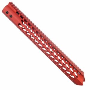 AR15 Warhead Series 15 KeyMod Handguard In Red