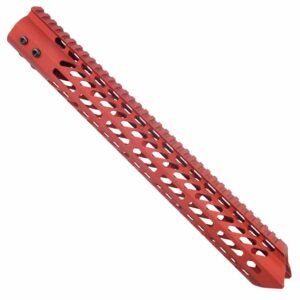 AR-15 Warhead Series 15 M-LOK Free Float Handguard In Red