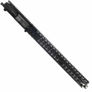 AR-15 5.56 Upper With 16.5 Inch Shark Mouth Octagonal Handguard And Stainless Micro Compensator