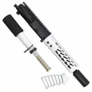 AR-15 Pistol Upper 5.56 Arctic White Pistol Upper Set