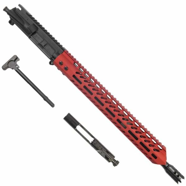 AR15 6.5 Grendel Complete Upper Receiver Warhead Series In Red