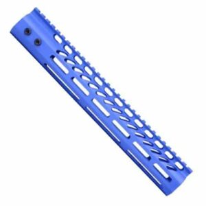 AR-15 12 inch mlok m-lok Handguard forend in cerakote nra blue