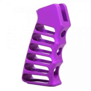 AR-15 Skeletonized Aluminum Pistol Grip – Anodized Purple