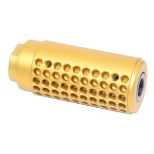 AR-15 Micro SOCOM Slip Over Fake Suppressor Gen 2 in Anodized Gold