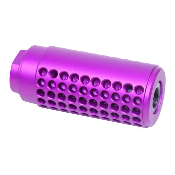 AR-15 Micro SOCOM Slip Over Fake Suppressor Gen 2 in Anodized Purple