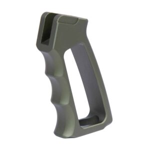 Skeletonized Aluminum Pistol Grip Second Gen in Anodized Green