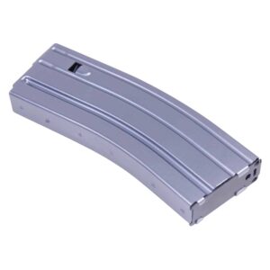 AR 5.56 Cal 30 Round Magazine With Anti-Tilt Follower in Anodized Grey