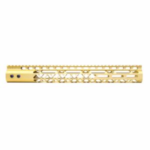 15" Diamond Series M-LOK Free Floating Handguard in Anodized Gold