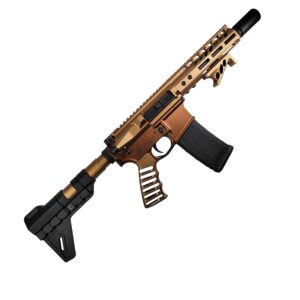 The Legion AR-15 Pistol in 5.56 full Burnt Bronze Anodize