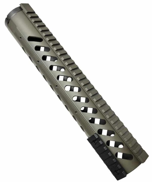 LR-308 Free Float 12 inch Large Profile Modular Rail System Handguard in OD Green *CLOSEOUT*