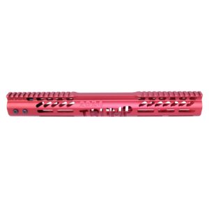 15" Trump Series M-LOK Free Floating Handguard in Anodized Red