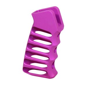 AR-15 Skeletonized Aluminum Pistol Grip in Anodized Pink