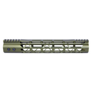 12" Mod Lite Skeletonized M-LOK Free Floating Handguard in Anodized Green